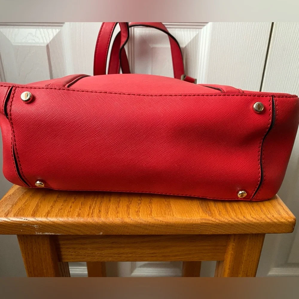 kate‎ spade Newbury Lane Briar Red Saffiano Leather Tote Bag